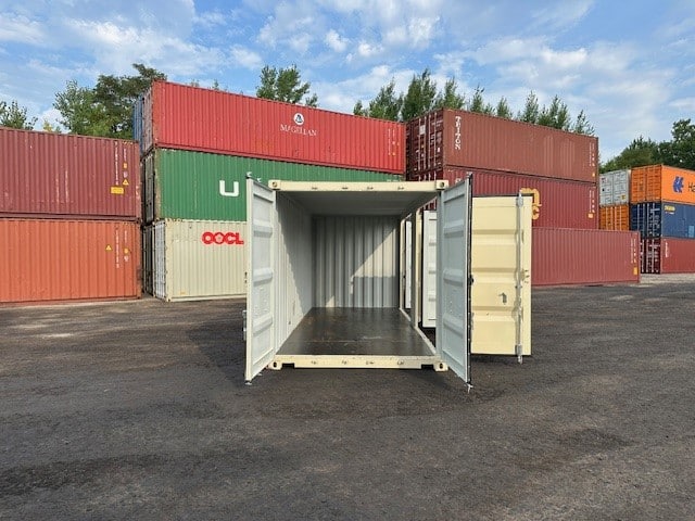 Contentor marítimo Open Side de 20 pés padrão - novo