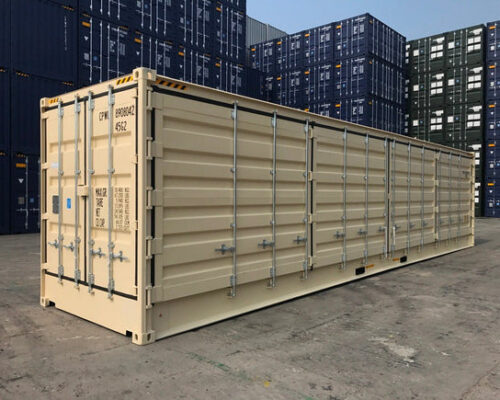 Contentor Marítimo Open Side de 40 Pés | 50% de desconto + Envio gratuito