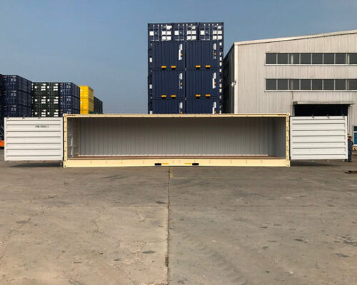 Contentor Marítimo Open Side de 40 Pés | 50% de desconto + Envio gratuito