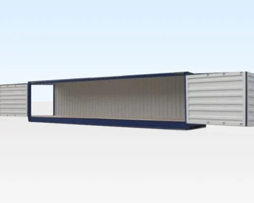 Contentor marítimo High Cube de 40 pés (2,90 m de altura) com acesso lateral total