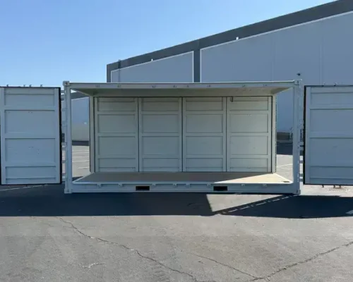 Contentor marítimo High Cube novo de 20 pés com abertura lateral total