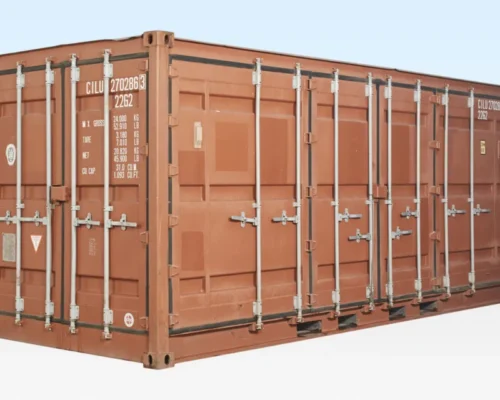 Contentor marítimo Open Side de 20 pés | Acesso lateral total | Usado