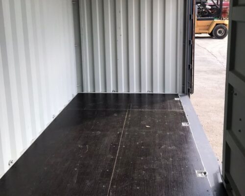 Contentor marítimo Open Side de 20 pés – Abertura lateral total