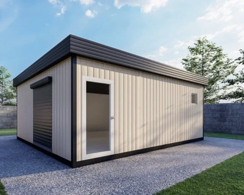 Casa Pré-fabricada T1 Moradia Moderna 6m x 7,35m (44,1 m²) | Promoção! 50% de Desconto