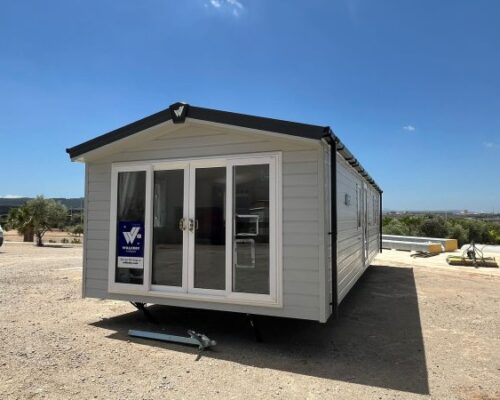 Casa Móvel Pré-fabricada T3 Ellerton 42m² (10,5m x 4m) – Oferta Especial: 50% de Desconto