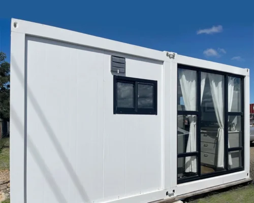 Casa pré-fabricada em formato de contêiner, casa móvel mais barata, 50% de desconto