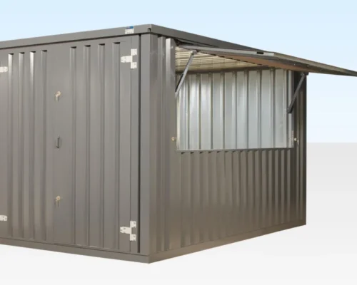 Restaurante bar pré-fabricado com contêiner | Kiosque Plat XL 3m