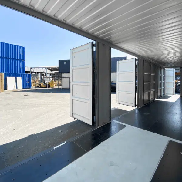 Contentor marítimo de 40 pés com abertura lateral e quatro portas, cor preta | Até 50% de desconto - Image 5