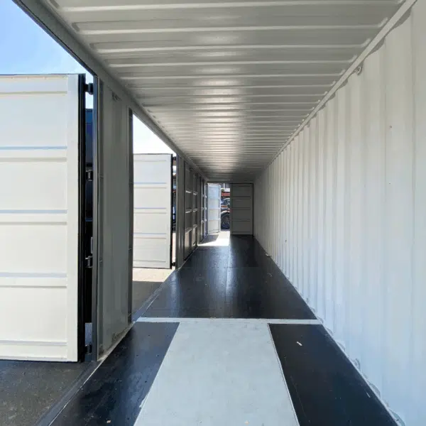 Contentor marítimo de 40 pés com abertura lateral e quatro portas, cor preta | Até 50% de desconto - Image 6